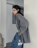 Roin loose fit spring check shirt
