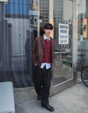 Mono Two-Tuck Wide Slacks