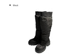 Rail banding fur padded boots