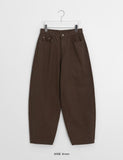 Calted Cotton Embroidered Balloon Wide Pants