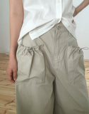 Crumb Washing Pocket Balloon Wide Pants