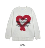 Kuro spray heart wool knitwear