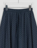 Kayan Banding Dot Balloon Long Skirt