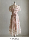 Sugar Puff Flower Lace One Piece