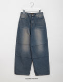 Haneun Parachute Wide Denim Pants
