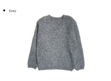 Cheat Loose Fit V-Neck Brush Knit