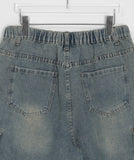 [Unisex] Filkan Denim Cargo Bermuda Pants