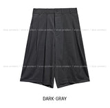 Lux stripe bermuda slacks