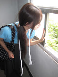 Evin Button V-Neck Knit Short Sleeve T-Shirt