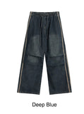 Menver Track Banding Denim Pants