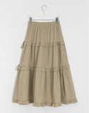 Mandto Summer Frill Tiered Long Skirt