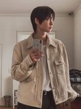 Brook Suede Trucker Jacket