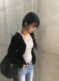 Juron Flower Punching Cardigan