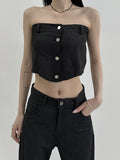 Levon button tube top