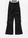 Glan Rivet Cargo Bootcut Pants