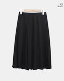 Nuen Pleated Midi Skirt
