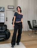 Fold String Under Pocket Cargo Pants