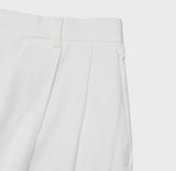 Mott Linen Two-Tuck Wide Pants