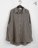 Cardell Vintage Check Geek Chic Over Fit Long Sleeve Shirt