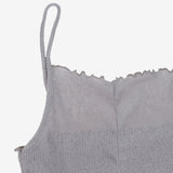 Chatier Slit Sleeveless One Piece