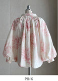 Holly Lane Flower Balloon Blouse