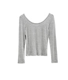Roun Basic Deep Round Neck Tee