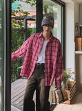 Aki Pigment Check Shirt