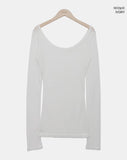 Nahil See-through Long Sleeve T-shirt
