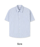 Tay striped crop shirt