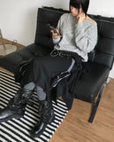 BUBBLE OFF-SHOULDER SWEAT