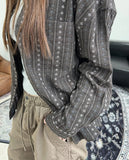Reed Flower Crop Shirt