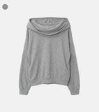 Off wide ribbed hoodie