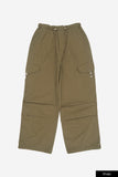 Sihora snap cargo parachute pants
