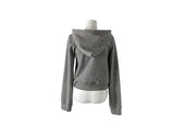 I Love Stripe Hood Zip-Up