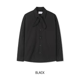 Luke Ribbon Tie Over Fit Shirt