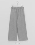 Hillon brushed training banding wide pants