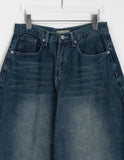 [unisex] Pihyo Carpenter Balloon Denim Wide Pants