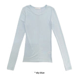 PASTEL SLIM LONG SLEEVE