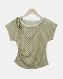 Cheta Flower Short Sleeve T-shirt