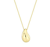 Champagne Full Moon Big Bowl Long Necklace