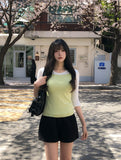 [U-BASIC] Poppy Basic Square Neck Sleeveless
