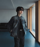 Chaser zipper denim jacket
