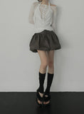 Clumi Trench Belt Skirt