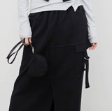 Biran cargo slit skirt