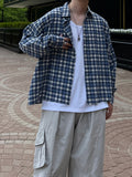 Crop Linen Check Shirt