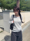 Norma Hairy Alpaca V-Neck Knit
