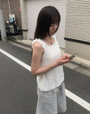 Maje Square Summer Knit Sleeveless