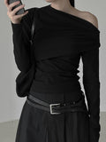 Raz Drape One Shoulder Tee