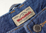 Twin Pintuck Wide Denim Pants