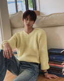 Claire V-neck Mohair Knit